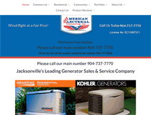 Tablet Screenshot of american-electrical.com